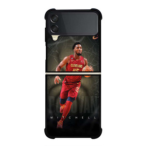 DONOVAN MITCHELL CLEVELAND CAVALIERS Samsung Galaxy Z Flip 3 Case Cover DONOVAN MITCHELL CLEVELAND CAVALIERS Samsung Galaxy Z Flip 3 Case Cover