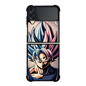 DRAGON BALL GOKU AND BLACK GOKU FACE Samsung Galaxy Z Flip 3 Case Cover DRAGON BALL GOKU AND BLACK GOKU FACE Samsung Galaxy Z Flip 3 Case Cover