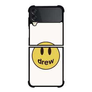 DREW SMILEY FACE LOGO Samsung Galaxy Z Flip 3 Case Cover DREW SMILEY FACE LOGO Samsung Galaxy Z Flip 3 Case Cover