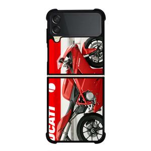 DUCATI MOTOR SPORT Samsung Galaxy Z Flip 3 Case Cover DUCATI MOTOR SPORT Samsung Galaxy Z Flip 3 Case Cover