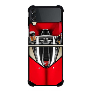 DUCATI PANIGALE V4 FRONT VIEW Samsung Galaxy Z Flip 3 Case Cover DUCATI PANIGALE V4 FRONT VIEW Samsung Galaxy Z Flip 3 Case Cover