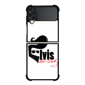 ELVIS PRESLEY SILHOUETTE Samsung Galaxy Z Flip 3 Case Cover ELVIS PRESLEY SILHOUETTE Samsung Galaxy Z Flip 3 Case Cover