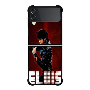 ELVIS PRESLEY THE LEGEND Samsung Galaxy Z Flip 3 Case Cover ELVIS PRESLEY THE LEGEND Samsung Galaxy Z Flip 3 Case Cover