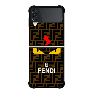 FENDI ROMA EYES LOGO 2 Samsung Galaxy Z Flip 3 Case Cover FENDI ROMA EYES LOGO 2 Samsung Galaxy Z Flip 3 Case Cover