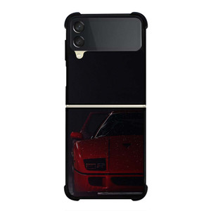 FERRARI F40 VINTAGE SUPERCAR 2 Samsung Galaxy Z Flip 3 Case Cover FERRARI F40 VINTAGE SUPERCAR 2 Samsung Galaxy Z Flip 3 Case Cover