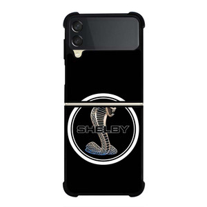 FORD MUSTANG SHELBY METAL LOGO Samsung Galaxy Z Flip 3 Case Cover