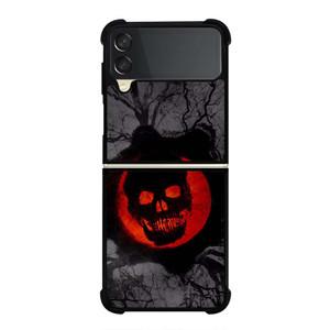 GEARS OF WAR SKULL GLOW Samsung Galaxy Z Flip 3 Case Cover GEARS OF WAR SKULL GLOW Samsung Galaxy Z Flip 3 Case Cover
