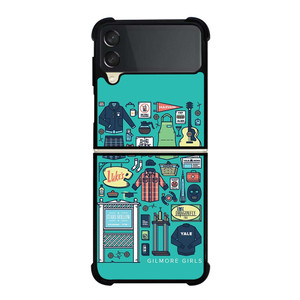 GILMORE GIRLS COLLAGE Samsung Galaxy Z Flip 3 Case Cover GILMORE GIRLS COLLAGE Samsung Galaxy Z Flip 3 Case Cover