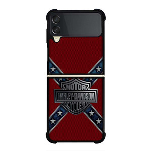 HARLEY DAVIDSON FLAG CARBON Samsung Galaxy Z Flip 3 Case Cover HARLEY DAVIDSON FLAG CARBON Samsung Galaxy Z Flip 3 Case Cover