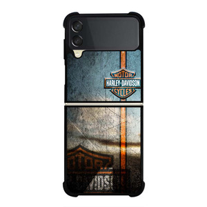 HARLEY DAVIDSON GRUNGE LOGO Samsung Galaxy Z Flip 3 Case Cover