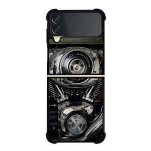 HARLEY DAVIDSON POLICE ENGINE Samsung Galaxy Z Flip 3 Case Cover HARLEY DAVIDSON POLICE ENGINE Samsung Galaxy Z Flip 3 Case Cover