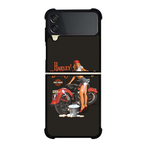 HARLEY DAVIDSON SEXY GIRL Samsung Galaxy Z Flip 3 Case Cover HARLEY DAVIDSON SEXY GIRL Samsung Galaxy Z Flip 3 Case Cover