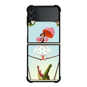 HAUNTED MANSION TIGHTROPE GIRL THE FOOL Samsung Galaxy Z Flip 3 Case Cover HAUNTED MANSION TIGHTROPE GIRL THE FOOL Samsung Galaxy Z Flip 3 Case Cover