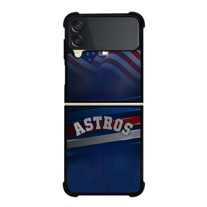 HOUSTON ASTROS AMERICAN FLAG Samsung Galaxy Z Flip 3 Case Cover