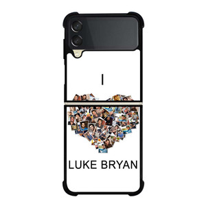 I LOVE LUKE BRYAN COLLAGE Samsung Galaxy Z Flip 3 Case Cover I LOVE LUKE BRYAN COLLAGE Samsung Galaxy Z Flip 3 Case Cover