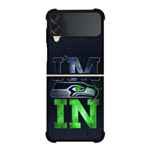 I'M IN SEATTLE SEAHAWKS Samsung Galaxy Z Flip 3 Case Cover I'M IN SEATTLE SEAHAWKS Samsung Galaxy Z Flip 3 Case Cover