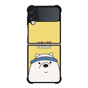 ICE BEAR WE BARE BEARS CARTOON 3 Samsung Galaxy Z Flip 3 Case Cover