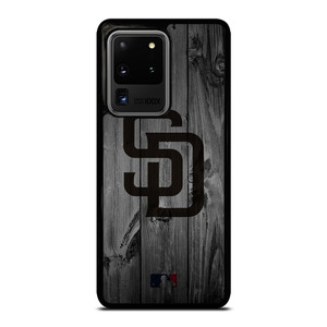 SAN DIEGO PADRES BASEBALL MLB WOOD LOGO Samsung Galaxy S20 Ultra Case Cover