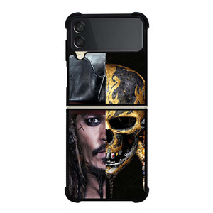 JACK SPARROW PIRATES OF THE CARIBBEAN SKULL Samsung Galaxy Z Flip 3 Case Cover JACK SPARROW PIRATES OF THE CARIBBEAN SKULL Samsung Galaxy Z Flip 3 Case Cover