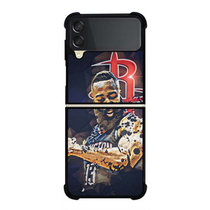 JAMES HARDEN HOUSTON ROCKET ART Samsung Galaxy Z Flip 3 Case Cover JAMES HARDEN HOUSTON ROCKET ART Samsung Galaxy Z Flip 3 Case Cover