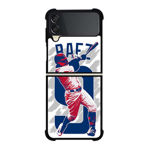 JAVIER BAEZ CHICAGO CUBS ART Samsung Galaxy Z Flip 3 Case Cover