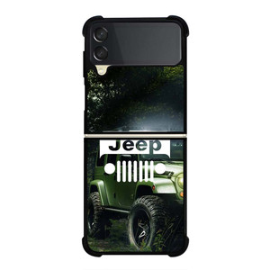 JEEP IN JUNGLE Samsung Galaxy Z Flip 3 Case Cover JEEP IN JUNGLE Samsung Galaxy Z Flip 3 Case Cover
