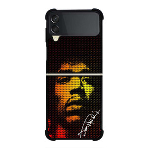 JIMI HENDRIX SIGNATURE Samsung Galaxy Z Flip 3 Case Cover JIMI HENDRIX SIGNATURE Samsung Galaxy Z Flip 3 Case Cover