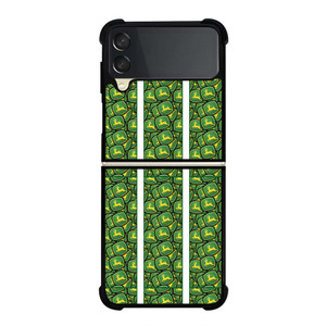 JOHN DEERE WALL COLLAGE GREEN Samsung Galaxy Z Flip 3 Case Cover JOHN DEERE WALL COLLAGE GREEN Samsung Galaxy Z Flip 3 Case Cover