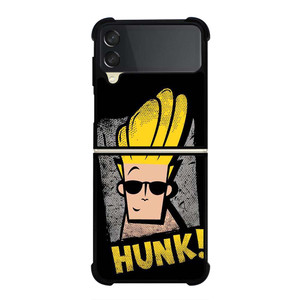 JOHNNY BRAVO HUNK CARTOON Samsung Galaxy Z Flip 3 Case Cover JOHNNY BRAVO HUNK CARTOON Samsung Galaxy Z Flip 3 Case Cover