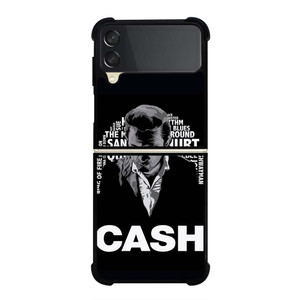 JOHNNY CASH MIDDLE CLIPART Samsung Galaxy Z Flip 3 Case Cover
