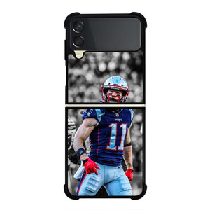 JULIAN EDELMAN NEW ENGLAND PATRIOTS NFL 2 Samsung Galaxy Z Flip 3 Case Cover JULIAN EDELMAN NEW ENGLAND PATRIOTS NFL 2 Samsung Galaxy Z Flip 3 Case Cover