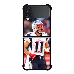JULIAN EDELMAN NEW ENGLAND PATRIOTS NFL Samsung Galaxy Z Flip 3 Case Cover JULIAN EDELMAN NEW ENGLAND PATRIOTS NFL Samsung Galaxy Z Flip 3 Case Cover