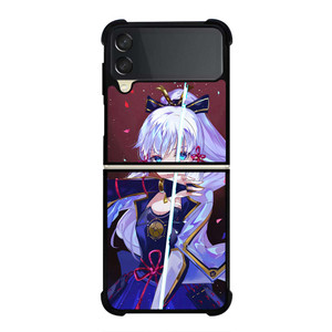 KAMISATO AYAKA GENSHIN IMPACT 3 Samsung Galaxy Z Flip 3 Case Cover KAMISATO AYAKA GENSHIN IMPACT 3 Samsung Galaxy Z Flip 3 Case Cover