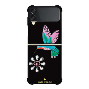 KATE SPADE FLOWER BIRD Samsung Galaxy Z Flip 3 Case Cover KATE SPADE FLOWER BIRD Samsung Galaxy Z Flip 3 Case Cover