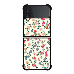 KATE SPADE FLOWER PATTERN Samsung Galaxy Z Flip 3 Case Cover KATE SPADE FLOWER PATTERN Samsung Galaxy Z Flip 3 Case Cover