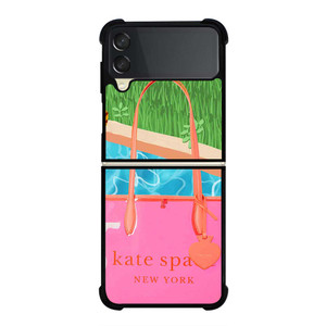 KATE SPADE NEW YORK BAG DRAWING Samsung Galaxy Z Flip 3 Case Cover KATE SPADE NEW YORK BAG DRAWING Samsung Galaxy Z Flip 3 Case Cover