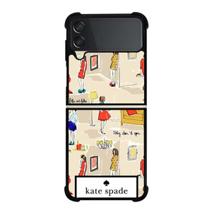 KATE SPADE NEW YORK COMIC Samsung Galaxy Z Flip 3 Case Cover KATE SPADE NEW YORK COMIC Samsung Galaxy Z Flip 3 Case Cover