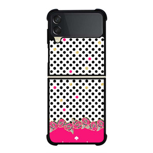 KATE SPADE PINK POLKADOTS Samsung Galaxy Z Flip 3 Case Cover