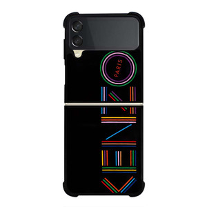 KENZO PARIS COLORFUL LOGO Samsung Galaxy Z Flip 3 Case Cover
