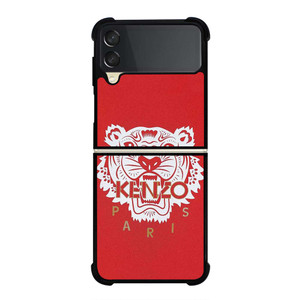 KENZO PARIS TIGER RED Samsung Galaxy Z Flip 3 Case Cover