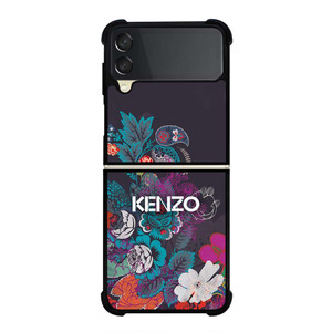 KENZO PARIS VINTAGE Samsung Galaxy Z Flip 3 Case Cover KENZO PARIS VINTAGE Samsung Galaxy Z Flip 3 Case Cover