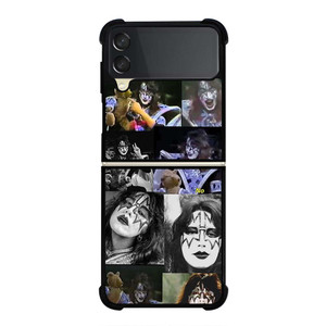 KISS BAND ACE FREHLEY COLLAGE Samsung Galaxy Z Flip 3 Case Cover KISS BAND ACE FREHLEY COLLAGE Samsung Galaxy Z Flip 3 Case Cover