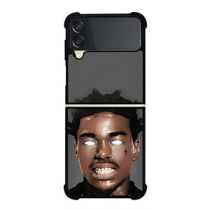 KODAK BLACK RAPPER CARTOON 2 Samsung Galaxy Z Flip 3 Case Cover KODAK BLACK RAPPER CARTOON 2 Samsung Galaxy Z Flip 3 Case Cover