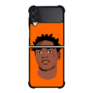 KODAK BLACK RAPPER CARTOON Samsung Galaxy Z Flip 3 Case Cover KODAK BLACK RAPPER CARTOON Samsung Galaxy Z Flip 3 Case Cover