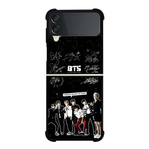 KPOP BANGTAN BOYS BTS SIGNATURE Samsung Galaxy Z Flip 3 Case Cover KPOP BANGTAN BOYS BTS SIGNATURE Samsung Galaxy Z Flip 3 Case Cover