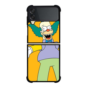 KRUSTY THE CLOWN THE SIMPSONS 2 Samsung Galaxy Z Flip 3 Case Cover KRUSTY THE CLOWN THE SIMPSONS 2 Samsung Galaxy Z Flip 3 Case Cover