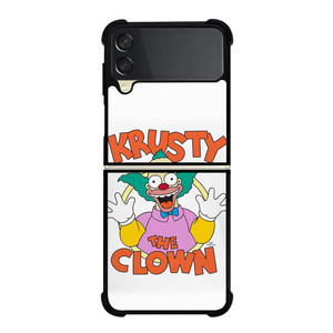 KRUSTY THE CLOWN THE SIMPSONS Samsung Galaxy Z Flip 3 Case Cover KRUSTY THE CLOWN THE SIMPSONS Samsung Galaxy Z Flip 3 Case Cover