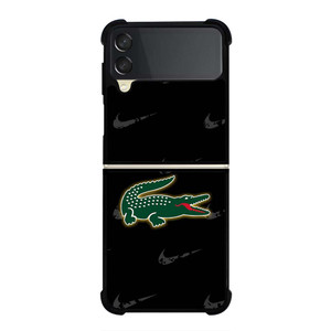 LACOSTE X NIKE PATTERN Samsung Galaxy Z Flip 3 Case Cover LACOSTE X NIKE PATTERN Samsung Galaxy Z Flip 3 Case Cover