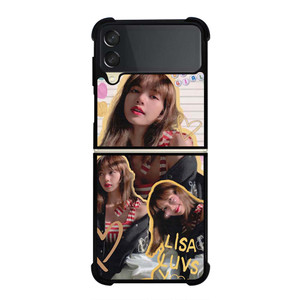 LALISA BLACKPINK CUTE COLLAGE Samsung Galaxy Z Flip 3 Case Cover LALISA BLACKPINK CUTE COLLAGE Samsung Galaxy Z Flip 3 Case Cover