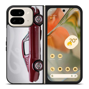 1965 FORD MUSTANG RED CAR Google Pixel 9 Pro Fold Case Cover 1965 FORD MUSTANG RED CAR Google Pixel 9 Pro Fold Case Cover